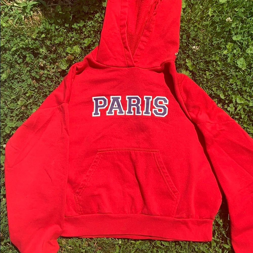 COPY - pacsun red paris sweatshirt